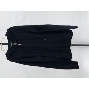 Quince Women's Mongolian Cashmere Full-Zip Hoodie Black S